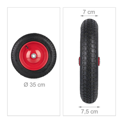 Wheels for wheelbarrow 3.00-8 Pneumatic tires