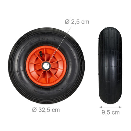 Wheels for wheelbarrow 4.00-6