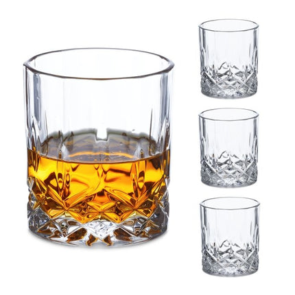 Whiskey glass 4-pack