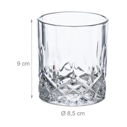 Whiskey glass 4-pack