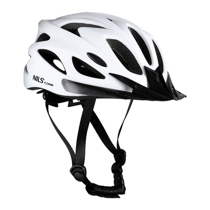 White Bicycle Helmet, Size L (55-61cm)