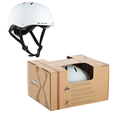 White Bike Helmet, Size M (52-59 cm)
