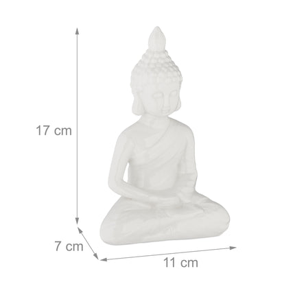White Buddha figure 17 cm