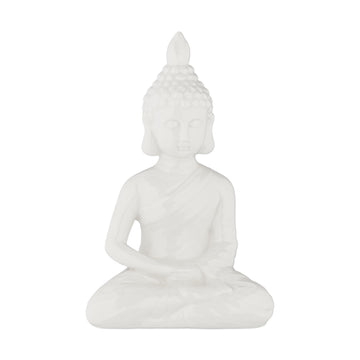 White Buddha figure 17 cm