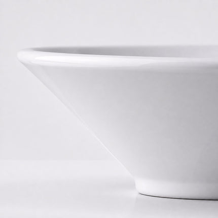 White Ceramic Countertop Basin, 41.5 x 41.5 x 15 cm