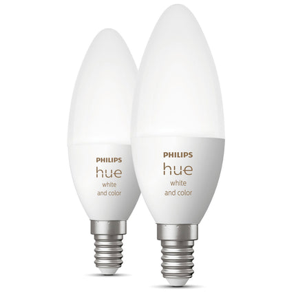 White Color Ambiance E14 Krone 470 lm 2-pack