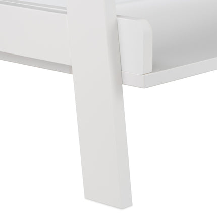 White Freestanding Shelf with 4 Levels
