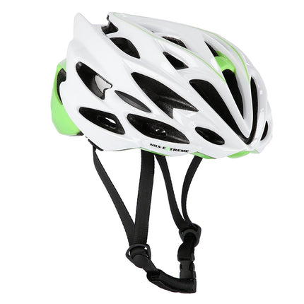 White-Green Size L Helmet, 57-63 cm