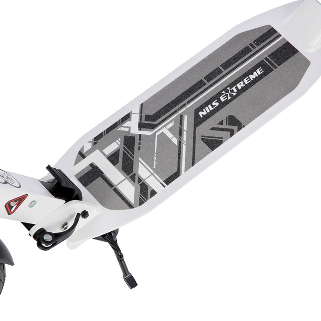 White Kick Scooter, Foldable, Lightweight Design