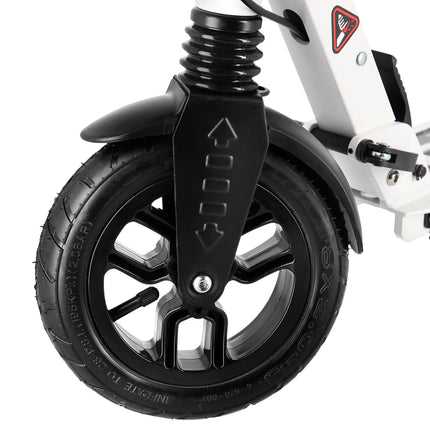 White Kick Scooter, Foldable, Lightweight Design