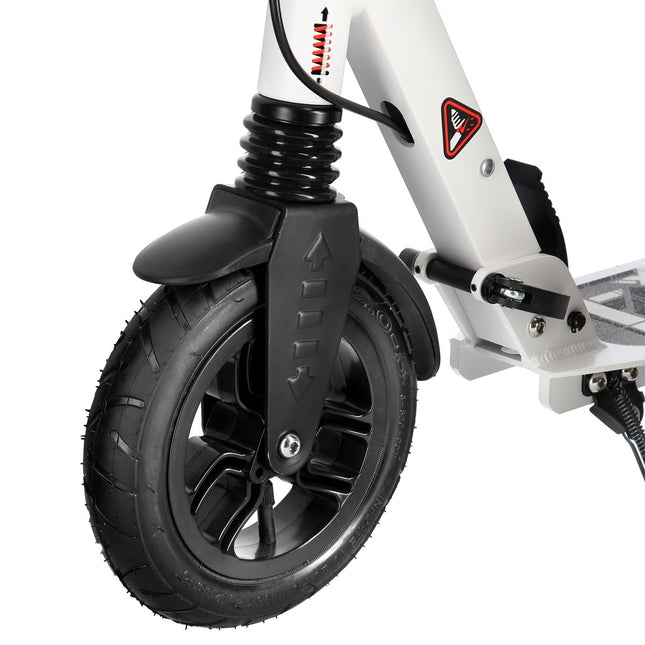 White Kick Scooter, Foldable, Lightweight Design