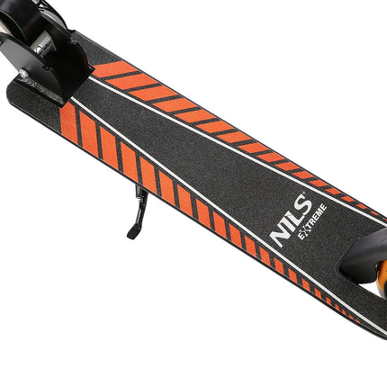 White-Orange Kick Scooter, Adjustable Height