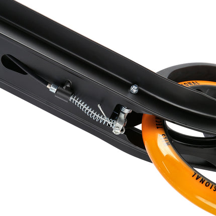 White-Orange Kick Scooter, Adjustable Height