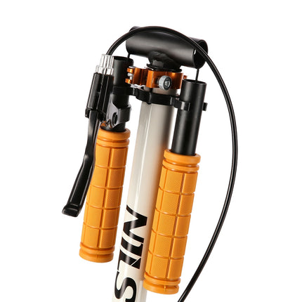 White-Orange Kick Scooter, Adjustable Height