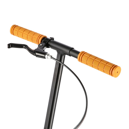 White-Orange Kick Scooter, Adjustable Height
