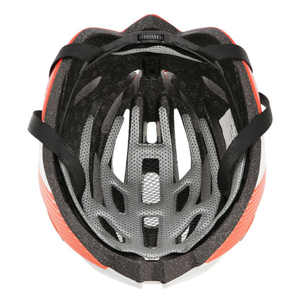 White-Red Size L Helmet, 57-61 cm