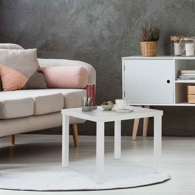 White Side Table – Living Room, Modern Design
