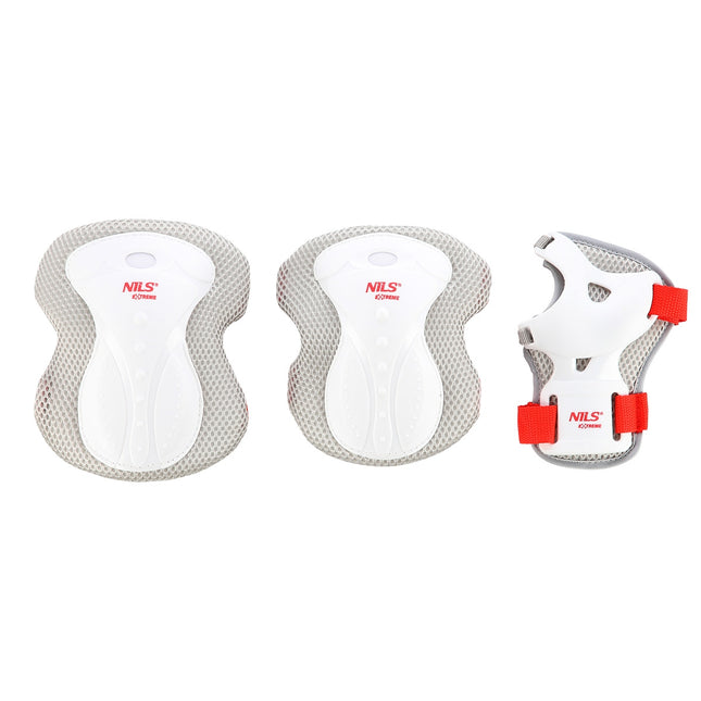 White Size M Protective Gear Set