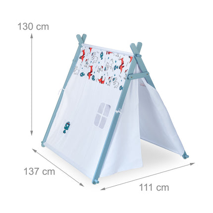 White teepee tent for children