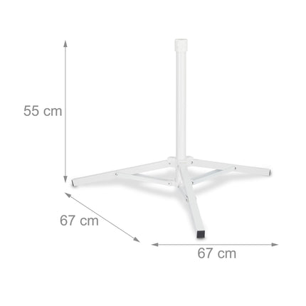 White Tripod Parasol Stand