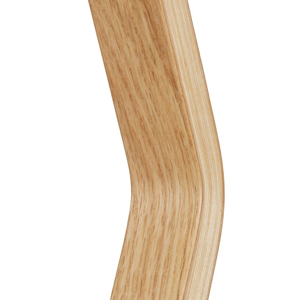 White Wood and Metal Valet Suit Stand