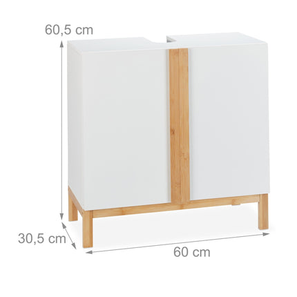 White base cabinet