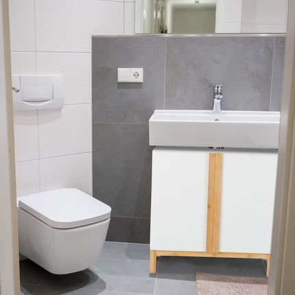White base cabinet