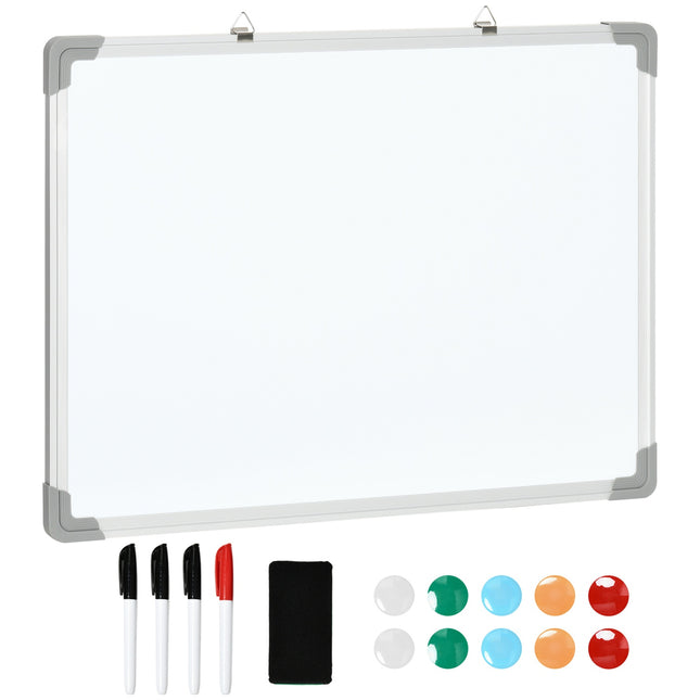 Magnetic whiteboard easel Set with markers and magnets, 60x45cm