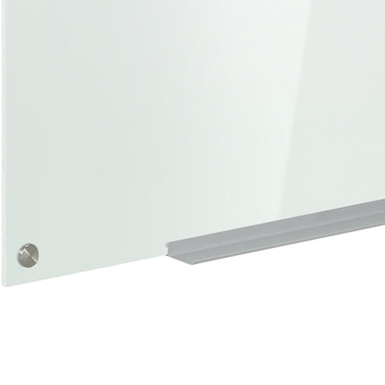 Whiteboard glass board, easel, shelf, 90x60Cm, 4 pens