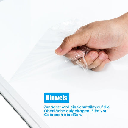 Whiteboard Magnetic Board Writing Board Wall Board Memo Board with Aluminum Frame (70 x 50 cm)