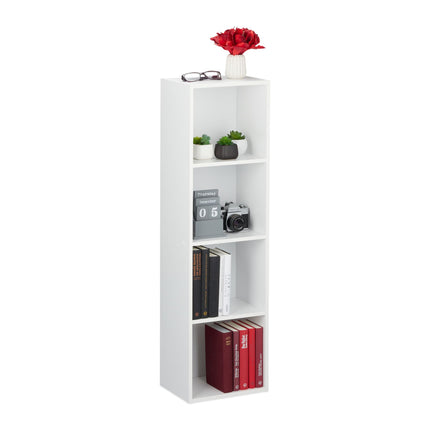 White bookshelf