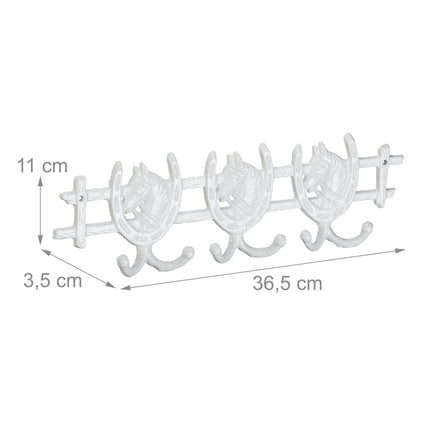 White coat hanger in horse design
