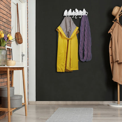 White coat hanger in monkey design