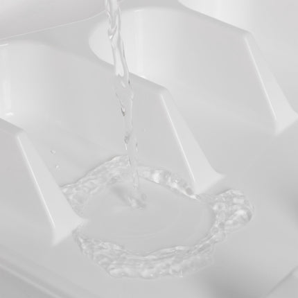 White cutlery tray set of 2