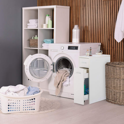 White niche cabinet