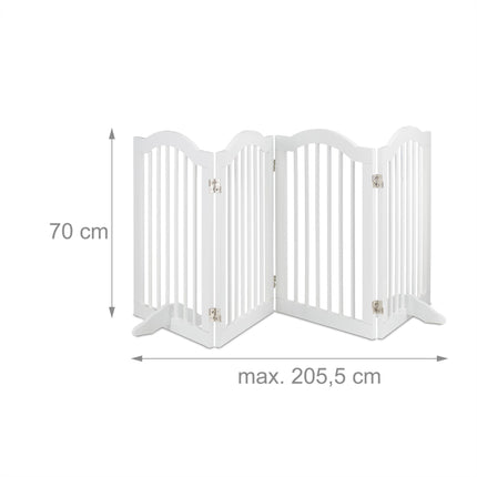 White security gate 70 cm