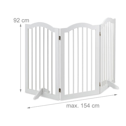 White security gate 92 cm