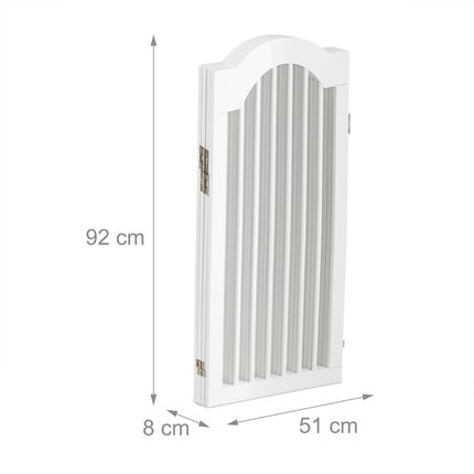 White security gate 92 cm