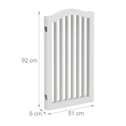 White security gate 92 cm