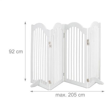 White security gate 92 cm