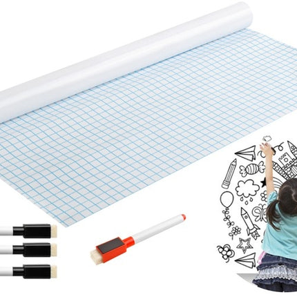 White self-adhesive board 200x45 cm