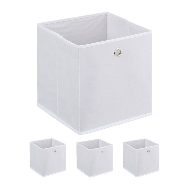 White storage box - set of 4