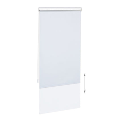 White thermal roller blind 160 cm long