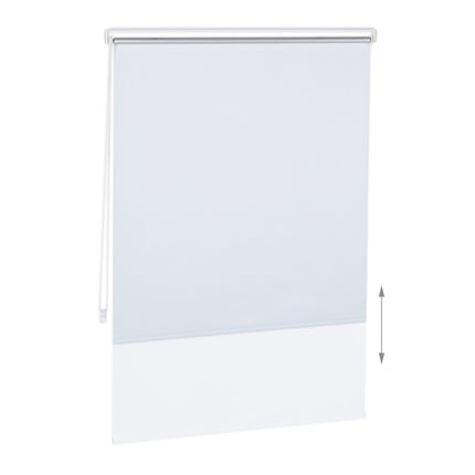 White thermal roller blind 160 cm long
