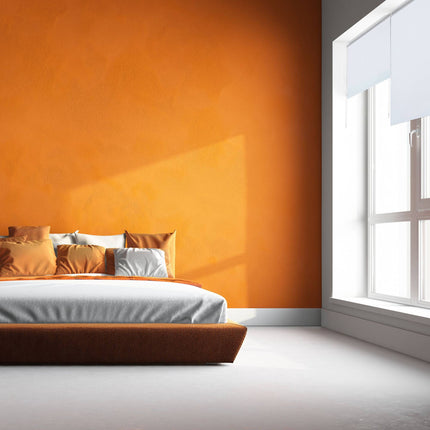 White thermal roller blind 220 cm long