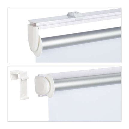 White thermal roller blind 220 cm long