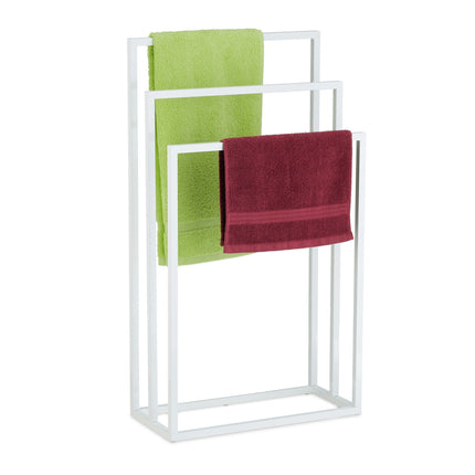 White towel rail 3 rails