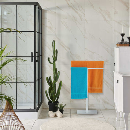 White towel rail T-Design
