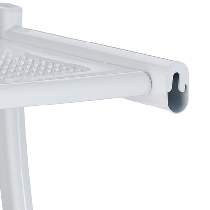 White towel rail for the wall