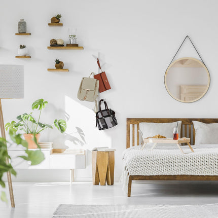 White tree-shaped coat hanger
